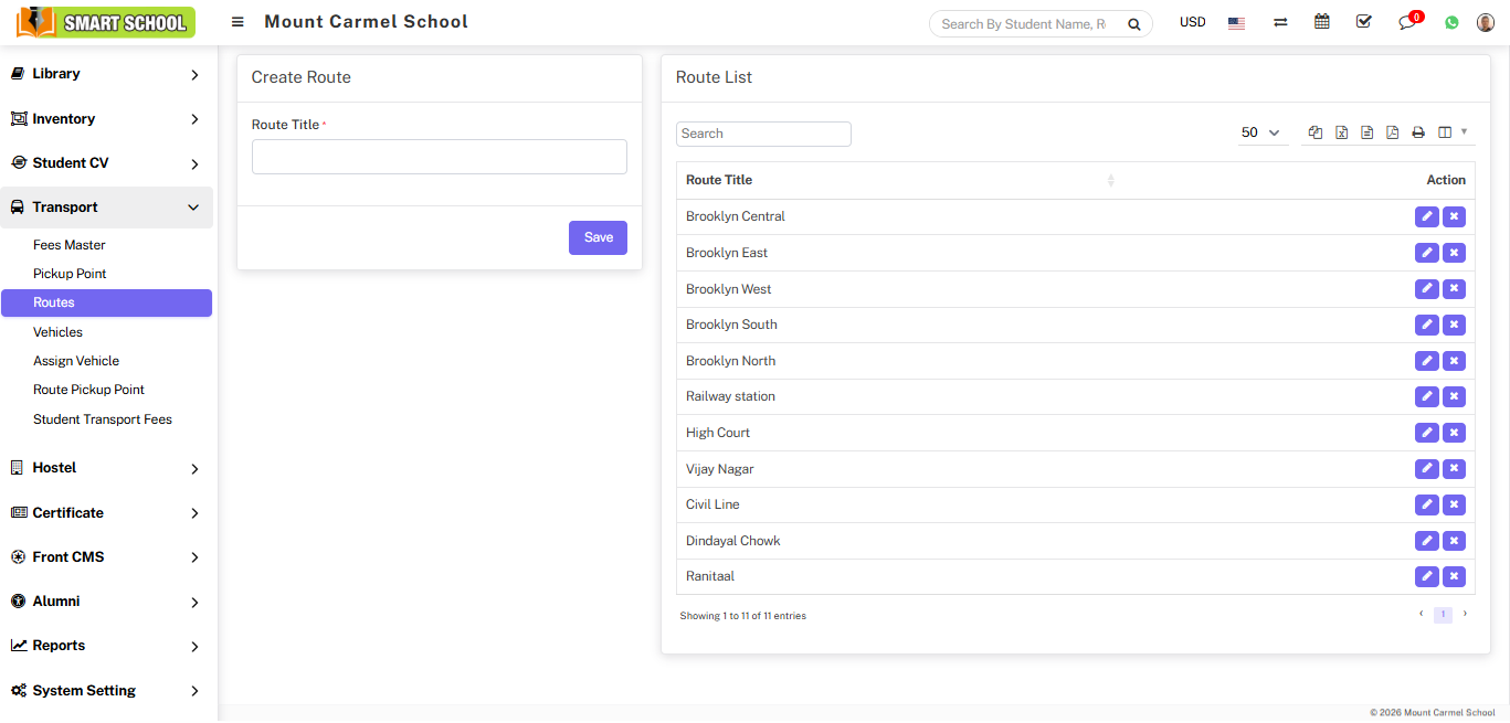 About transport image