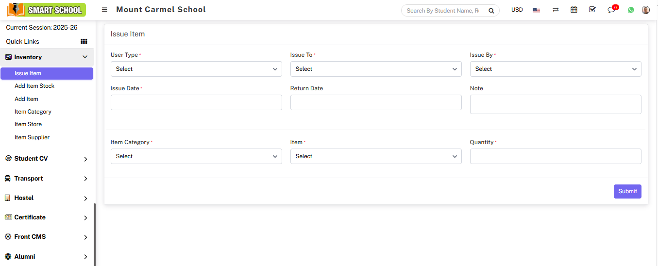 About inventory image
