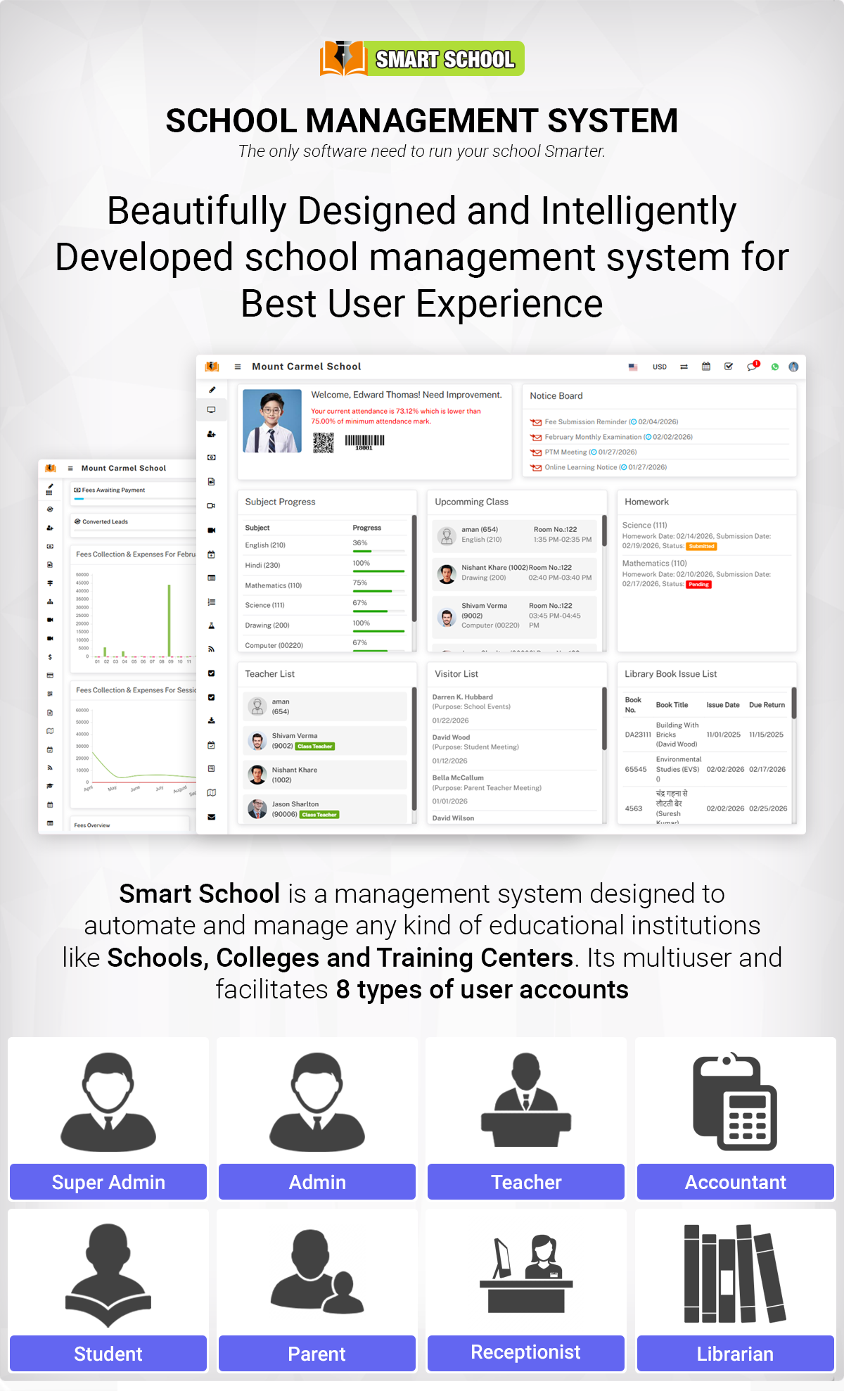Smart School : School Management System - 27
